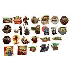 Star‎ Wars Baby Yoda Mandalorian Stickers